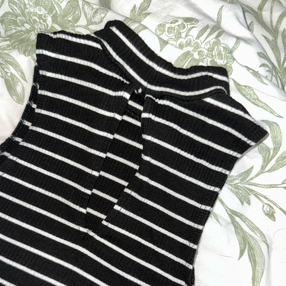 Striped mockneck bodysuit - Picture 4 of 5